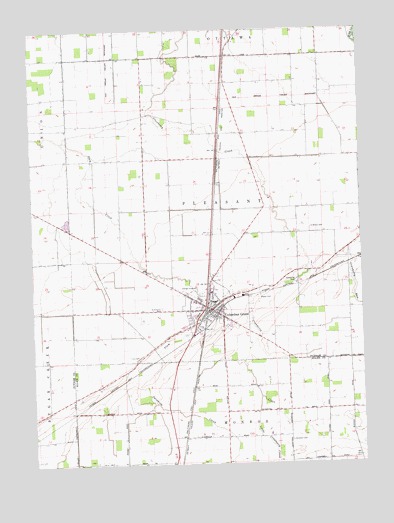 Columbus Grove, OH USGS Topographic Map