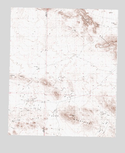 Columbus Peak, AZ USGS Topographic Map