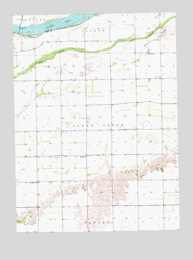 Columbus SW, NE USGS Topographic Map