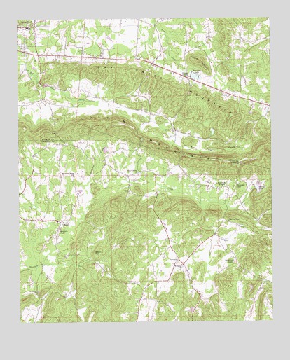 Colvin Gap, AL USGS Topographic Map