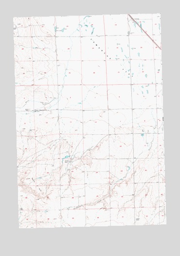 Comanche, MT USGS Topographic Map