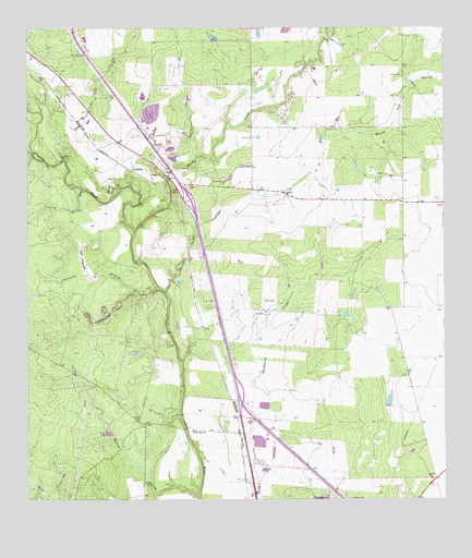 Comanche Hills, TX USGS Topographic Map