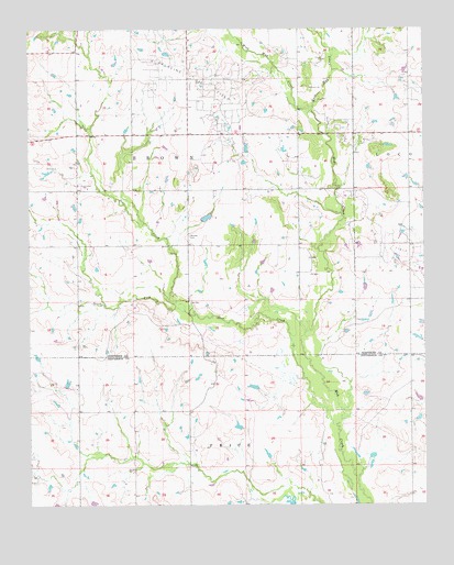 Comanche SE, OK USGS Topographic Map