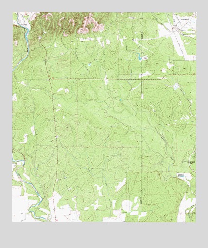 Comanche Waterhole, TX USGS Topographic Map