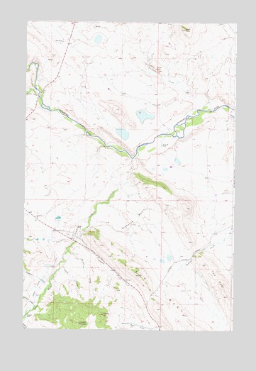 Comb Rock, MT USGS Topographic Map