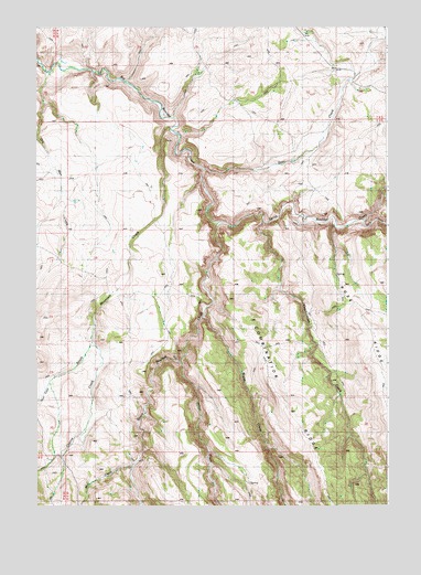 Combination Ridge, ID USGS Topographic Map