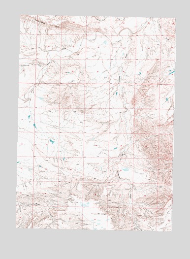 Anderson Draw, WY USGS Topographic Map