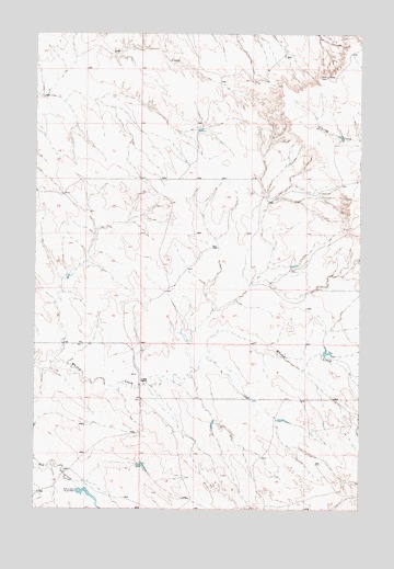 Combs Ranch, MT USGS Topographic Map