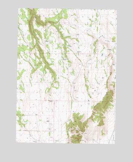 Comegys Lake, OR USGS Topographic Map