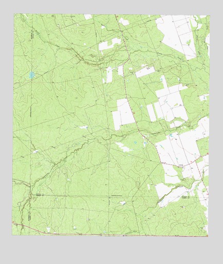 Cometa, TX USGS Topographic Map
