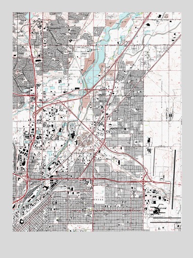 Commerce City, CO USGS Topographic Map