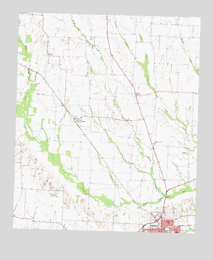 Commerce North, TX USGS Topographic Map