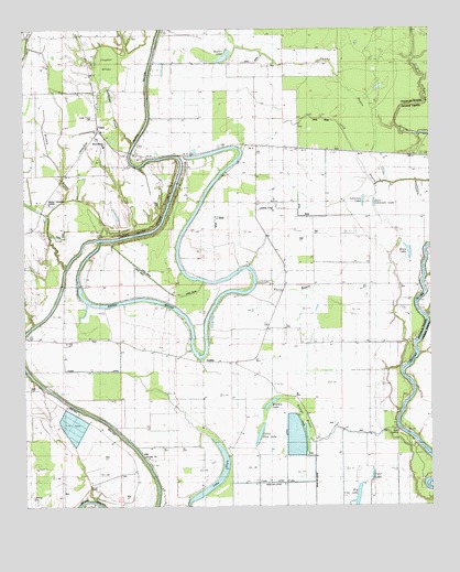 Como, LA USGS Topographic Map