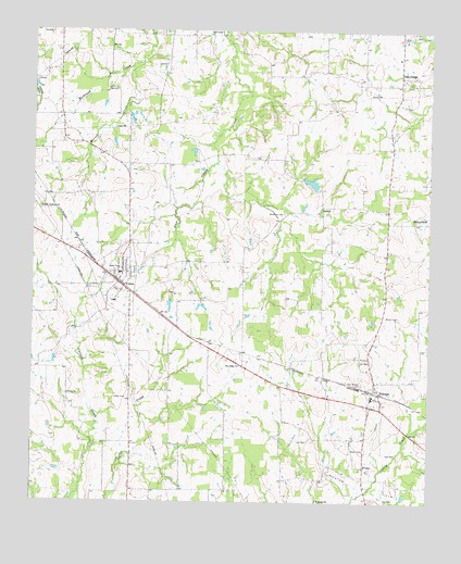 Como, TX USGS Topographic Map