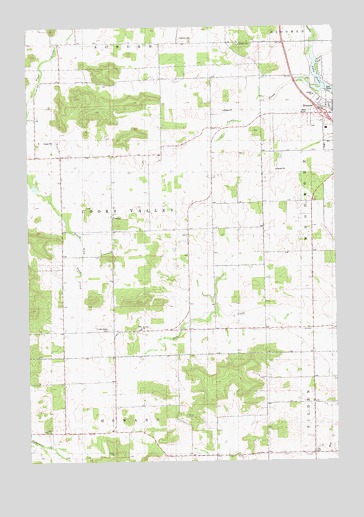 Como Creek, WI USGS Topographic Map