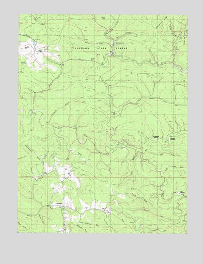 Comptche, CA USGS Topographic Map