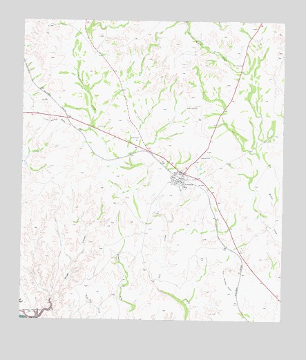 Comstock, TX USGS Topographic Map