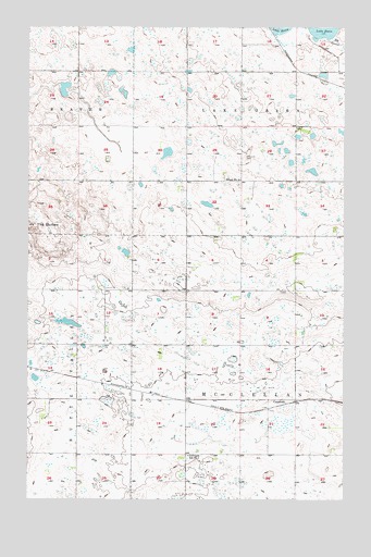 Comstock, ND USGS Topographic Map