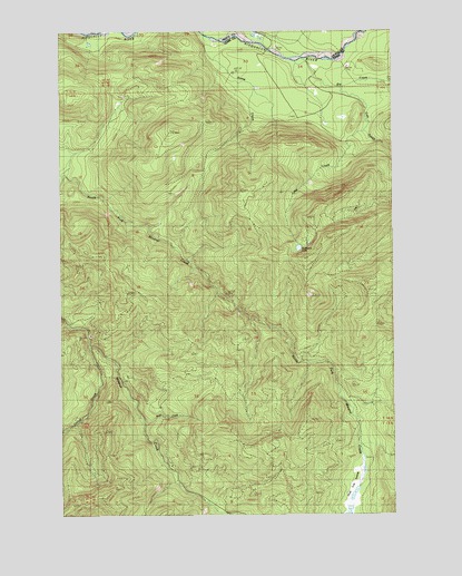 Anderson Lake, WA USGS Topographic Map