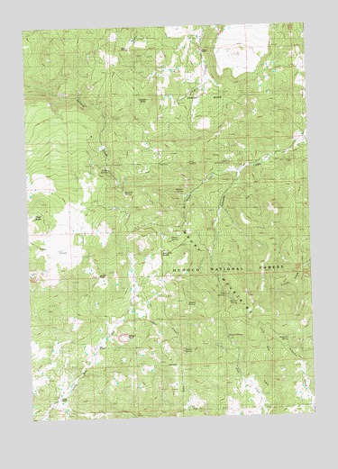 Conant Basin, OR USGS Topographic Map