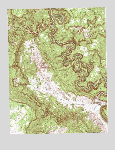 Anderson Mesa, CO USGS Topographic Map