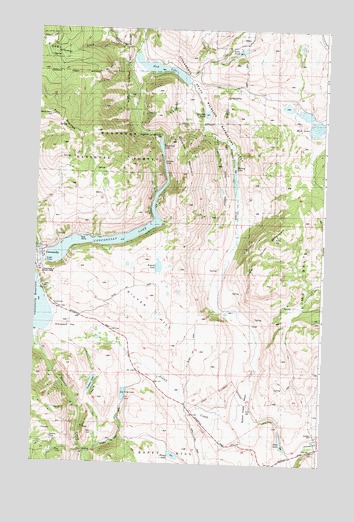 Conconully East, WA USGS Topographic Map