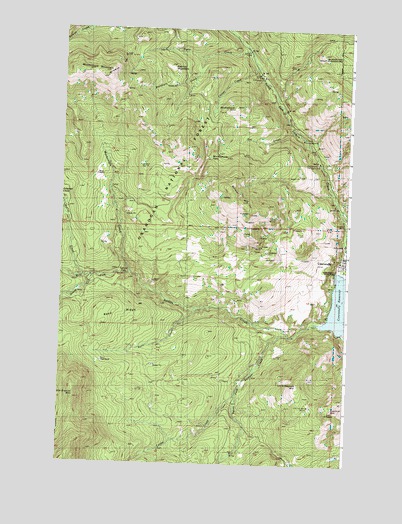 Conconully West, WA USGS Topographic Map