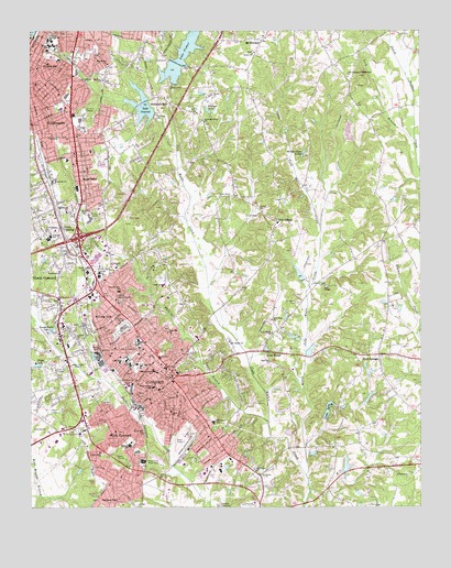 Concord, NC USGS Topographic Map