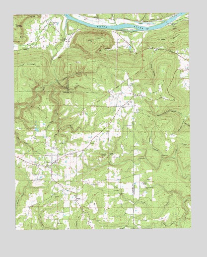 Concord, AR USGS Topographic Map