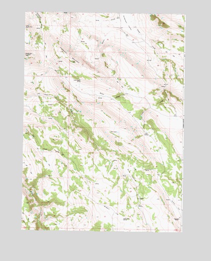 Anderson Mountain, OR USGS Topographic Map