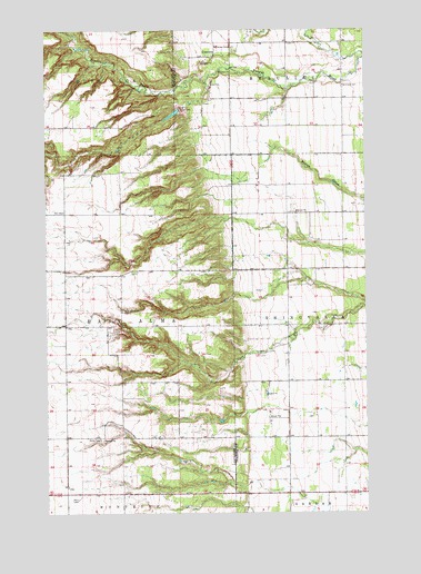 Concrete, ND USGS Topographic Map