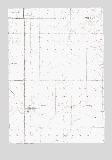 Conde, SD USGS Topographic Map