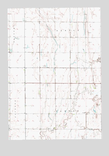 Conde SW, SD USGS Topographic Map