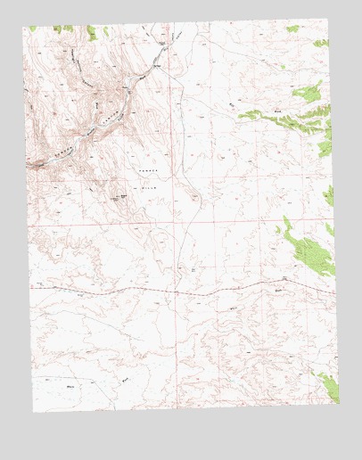 Condor Canyon, NV USGS Topographic Map