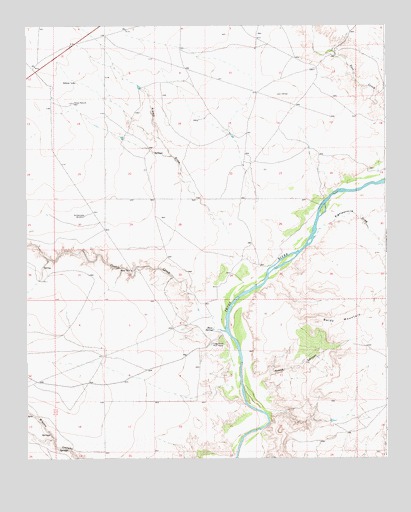 Conejo Creek East, NM USGS Topographic Map