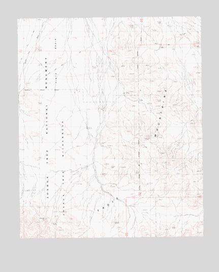 Conejo Well, CA USGS Topographic Map