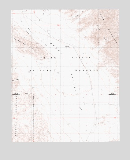 Confidence Hills East, CA USGS Topographic Map
