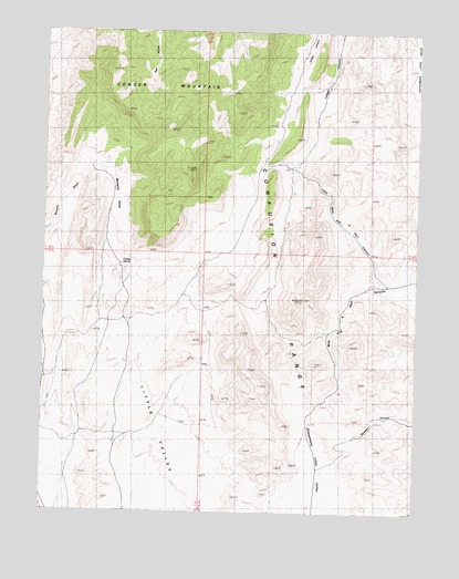 Conger Mountain, UT USGS Topographic Map