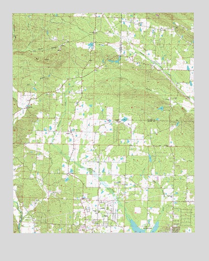 Congo, AR USGS Topographic Map