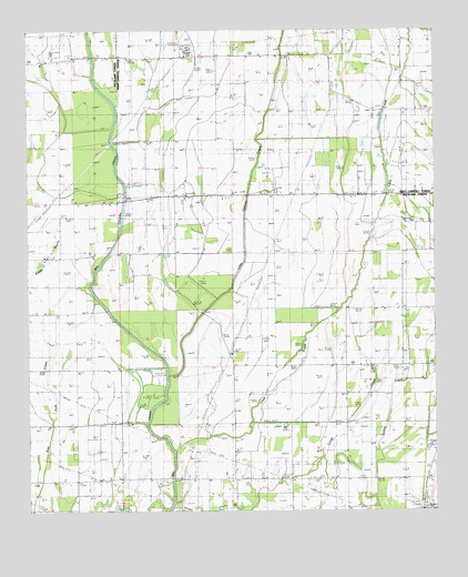 Congo Creek, LA USGS Topographic Map