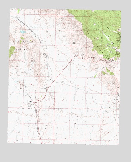 Congress, AZ USGS Topographic Map