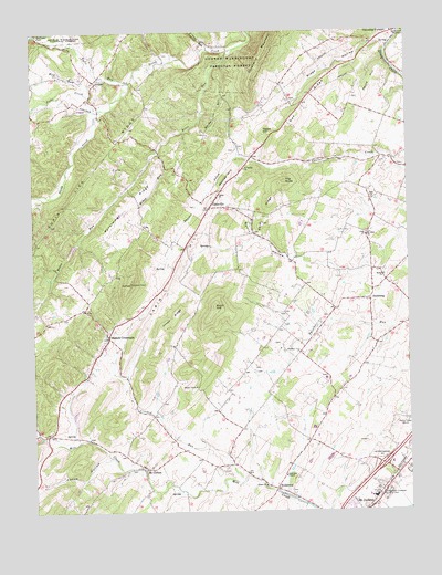 Conicville, VA USGS Topographic Map