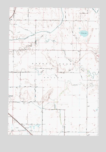 Conley, OR USGS Topographic Map