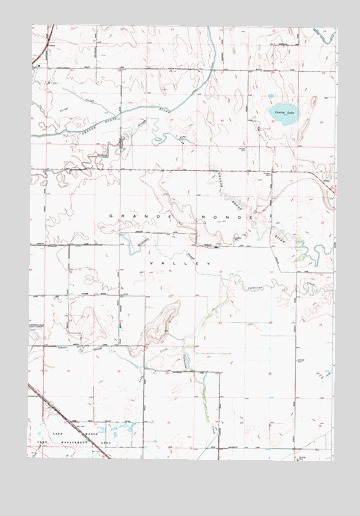 Conley, OR USGS Topographic Map