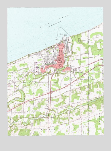 Conneaut, OH USGS Topographic Map