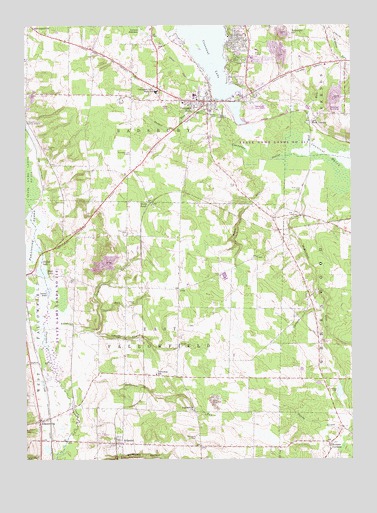 Conneaut Lake, PA USGS Topographic Map