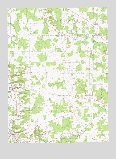 Conneautville, PA USGS Topographic Map