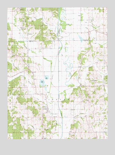 Connelsville, MO USGS Topographic Map