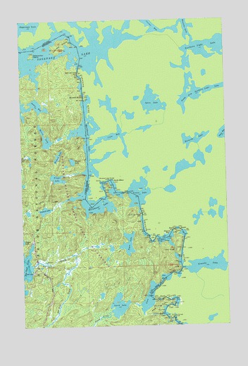 Conners Island, MN USGS Topographic Map
