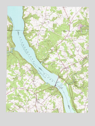 Conowingo Dam, MD USGS Topographic Map